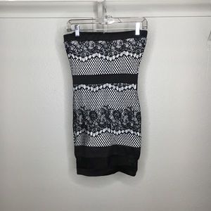 BOOHOO sexy illusion lacey tube dress, NWOT
